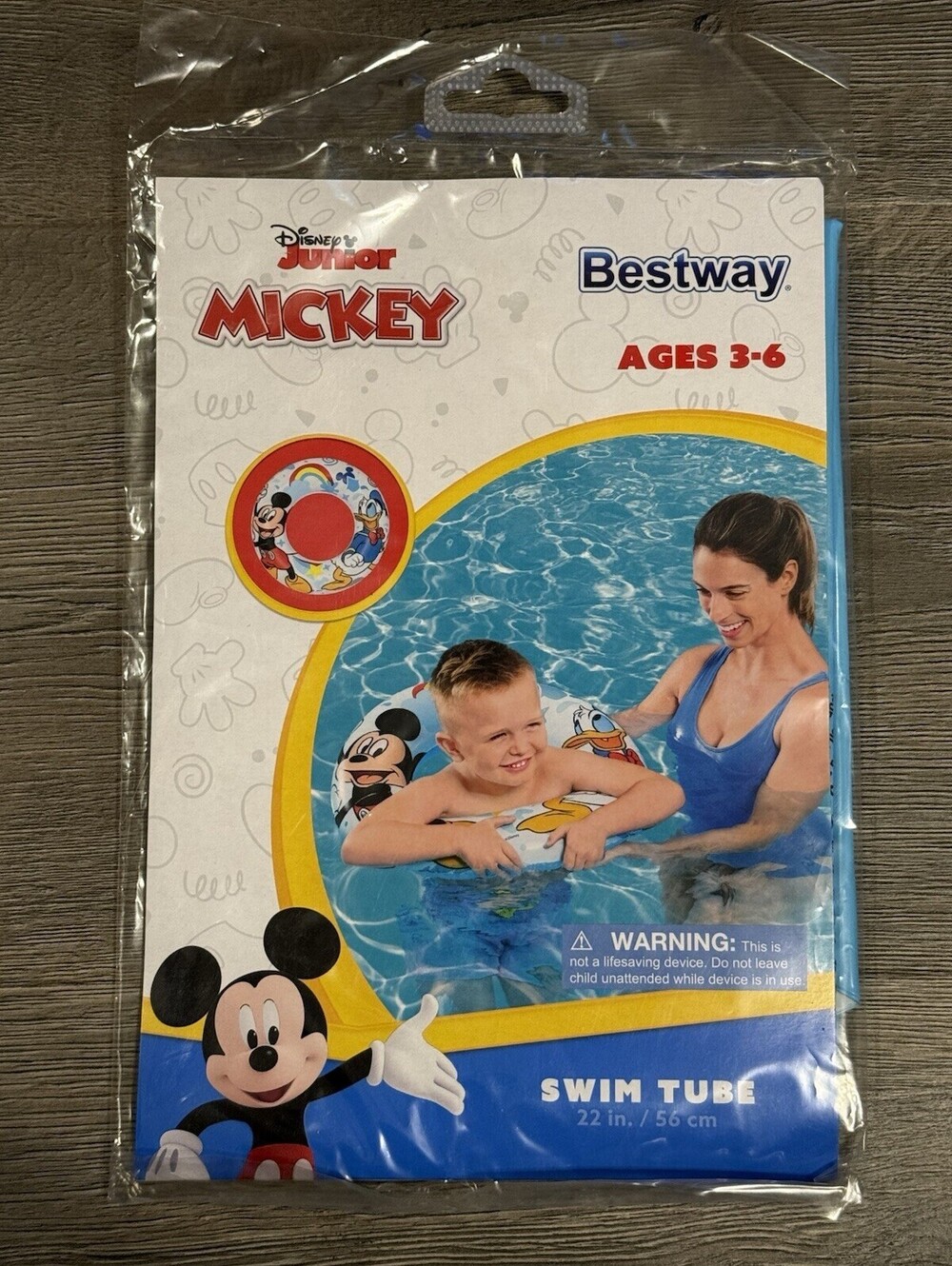NEW Bestway Disney Jr  Mickey Swimtube Ages 3-6